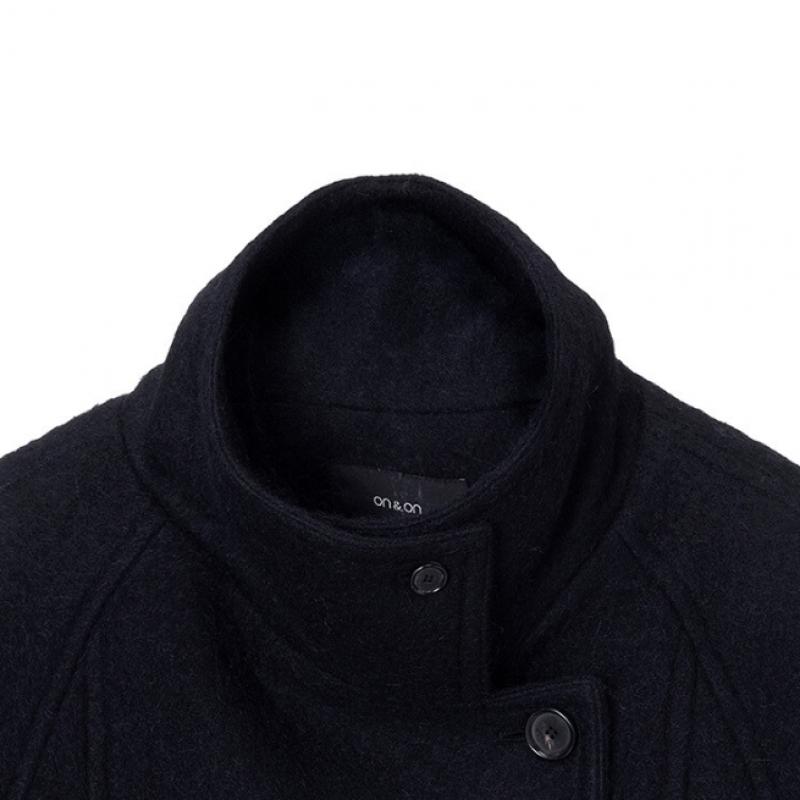 On On Mohair High Neck Double Half Coat New5wha13 24