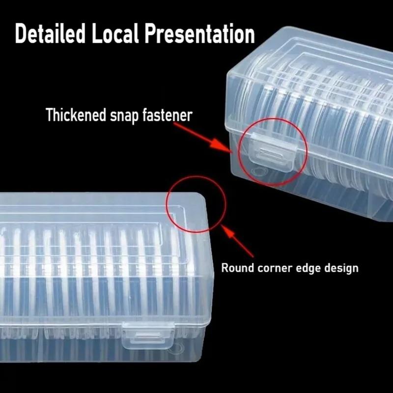 20-Piece Pack Commemorative Coin Collection Box - Coin Protection Storage Box, Adjustable Seal Storage Round Box