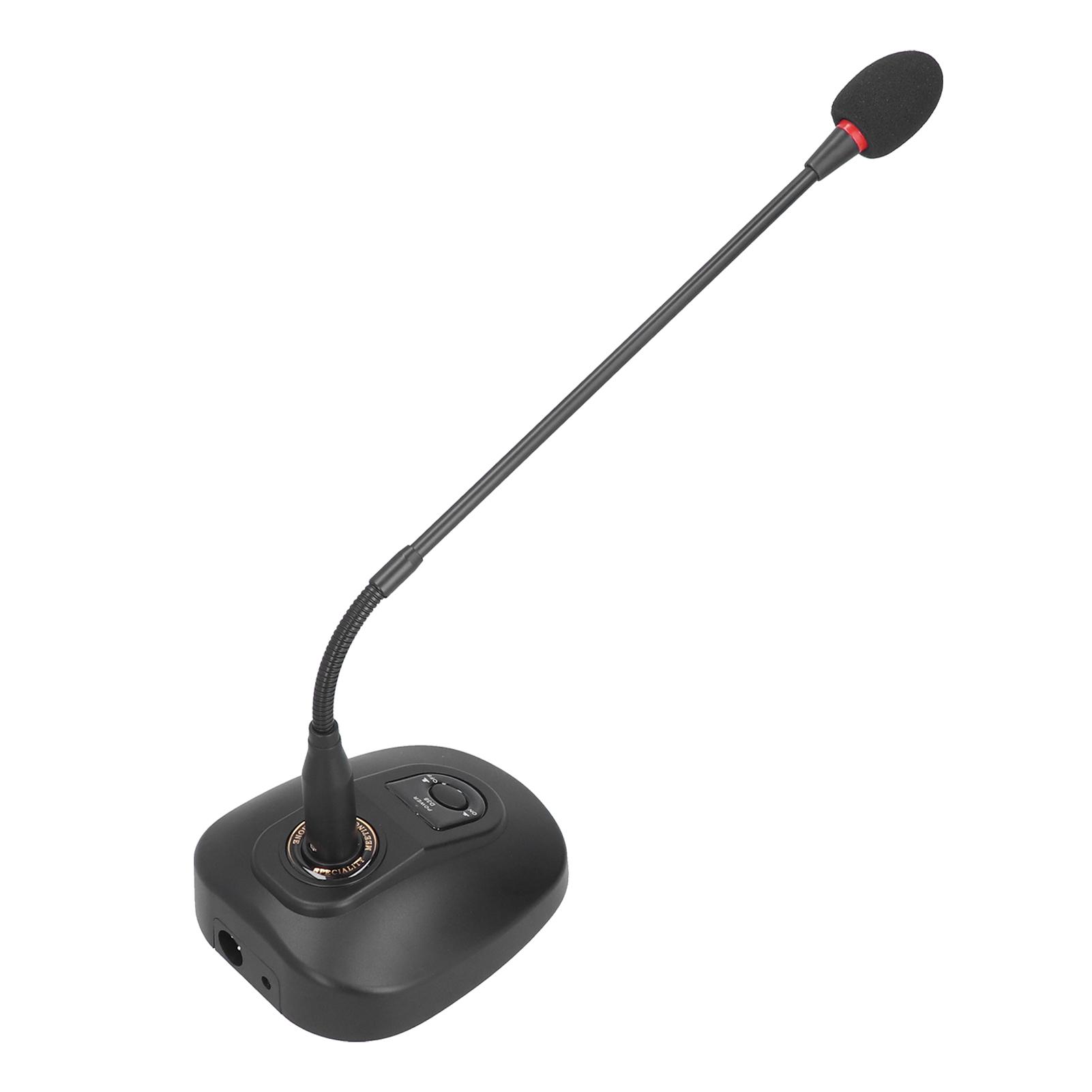 

Проводной микрофон на гусиной шее, настольный конференц-микрофон с кардиоидной направленностью для вещания US Plug