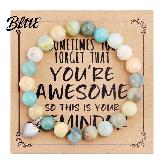 Comfortable Bracelet Women Elastic Rope Natural Stone Beads