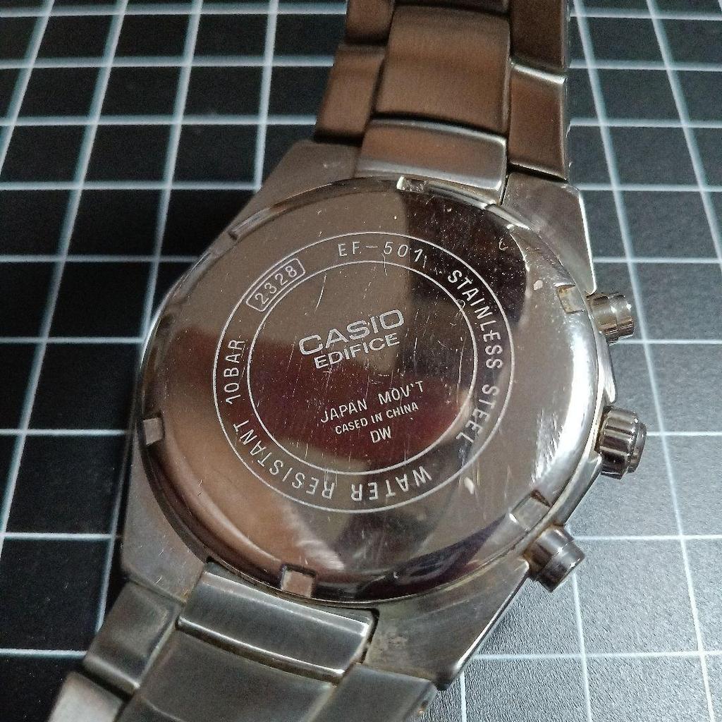 Used Unused Casio EDIFICE Chronograph EF501