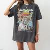 Toy Story Aliens Pattern Print TShirt Daily Leisure and Theme Activities Wear Unisex Cotton Short Sleeve Oversized Tops