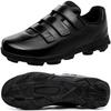 [SOARHOPE] Baseball Training Shoes, Softball Training Shoes, Spikes, Men's, Adult, Lightweight, Highly Durable, Rubber Sole, Velcro Closure, Black, Wi