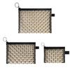 Portable Mesh Makeup Bag Portable Change Headphone Storage Bag Travel Grooming Bag Plush Heart Mouth Red Envelope