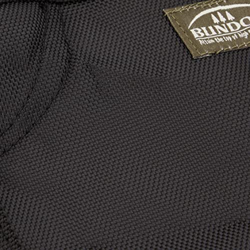 BUNDOK Mini Aluminum Stool, Medium, Black, BD-116BK, with Storage Case, Compact Chair