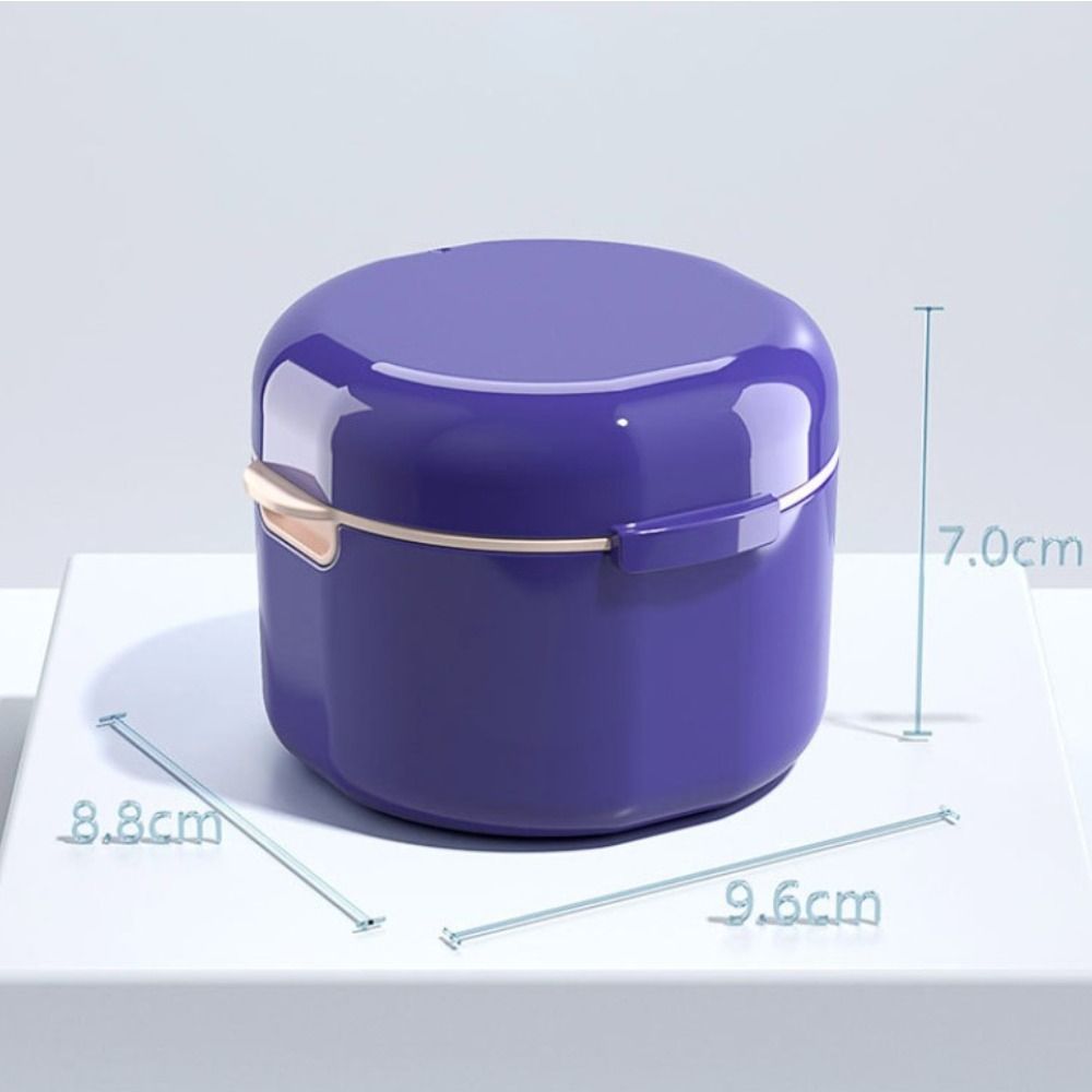 Portable Durable Oral Care Mouthguard Container Teeth Braces Denture Box Dental Storage Case Cleaning Box False Teeth Bath Case
