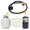 Upgraded Propane Refill Adapter Hose for 1lb Tanks Extension Propane Refill Hose with Control Valves Propane Tanks