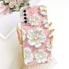 For Huawei P Smart 2021 Case PPA-LX1 PPA-LX2 Luxury Flower Painted Soft Silicone Cover For Huawei Y7a PPA-LX3 Enjoy 20 SE Fundas