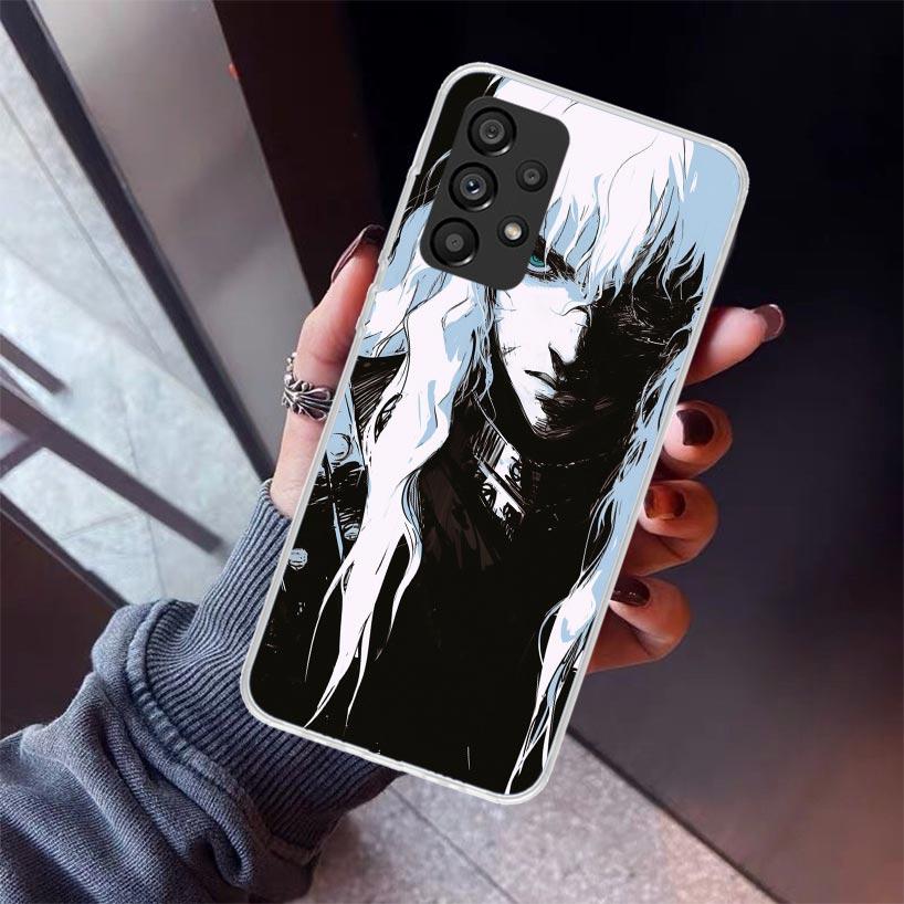 Black White G-Guts B-Berserks Phone Case For Samsung Galaxy A17 A57 A37 A16 A26 A36 A56 A15 A25 A35 A55 A14 A13 A54 A53 A34 A24