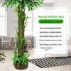 Artificial Green Leaf Vines for Pipe Decoration and Indoor Landscaping