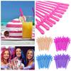 10Pcs Pack of 10 Hen Night Party Accessories Plastic Willy Dick Dickie Straws