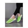 Damen Slip-On Freizeitschuhe Atmungsaktives Mesh Halbschuhe Weiche Sohle Bequeme Gehschuhe Übergröße Leichte Alltagsschuhe