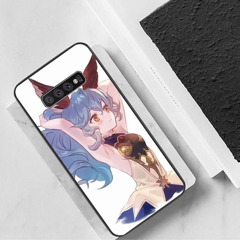 Pouzdro na telefon Genshin Impact Gan Yu pro Samsung Galaxy S7 Edge Plus S9 S20Plus S20ULTRA S10lite S225G S10 Case