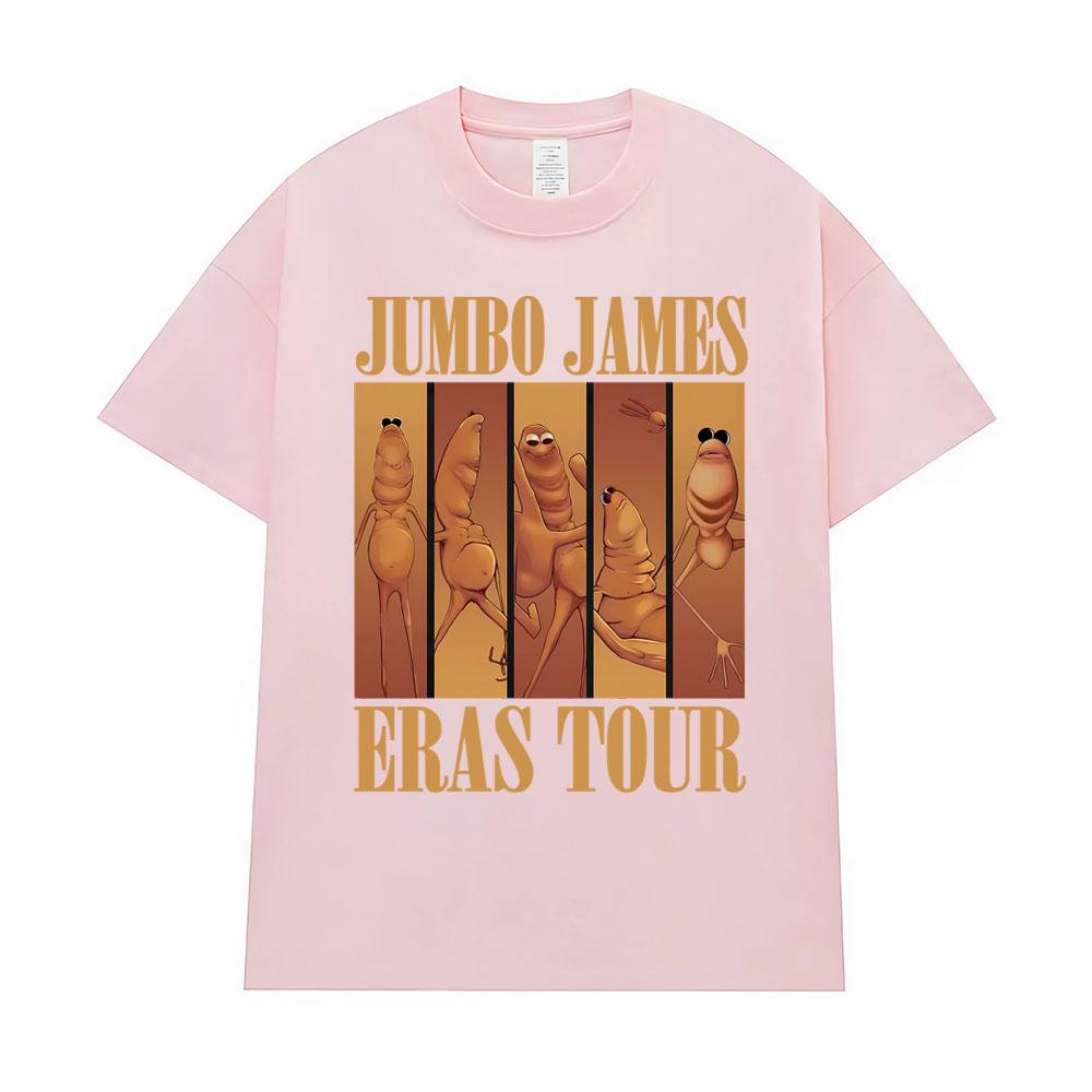 Hot Sale Funny Marcus The Worm Eras Tour Meme Jumbo James T-shirts Men Clothing Oversized Vintage Classic T Shirts Casual Tshirt