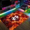 Stade Rennais FC Design Crystal Velvet Carpet Cozy Non?Slip Printed Rug For Bedroom Living Room Entrance