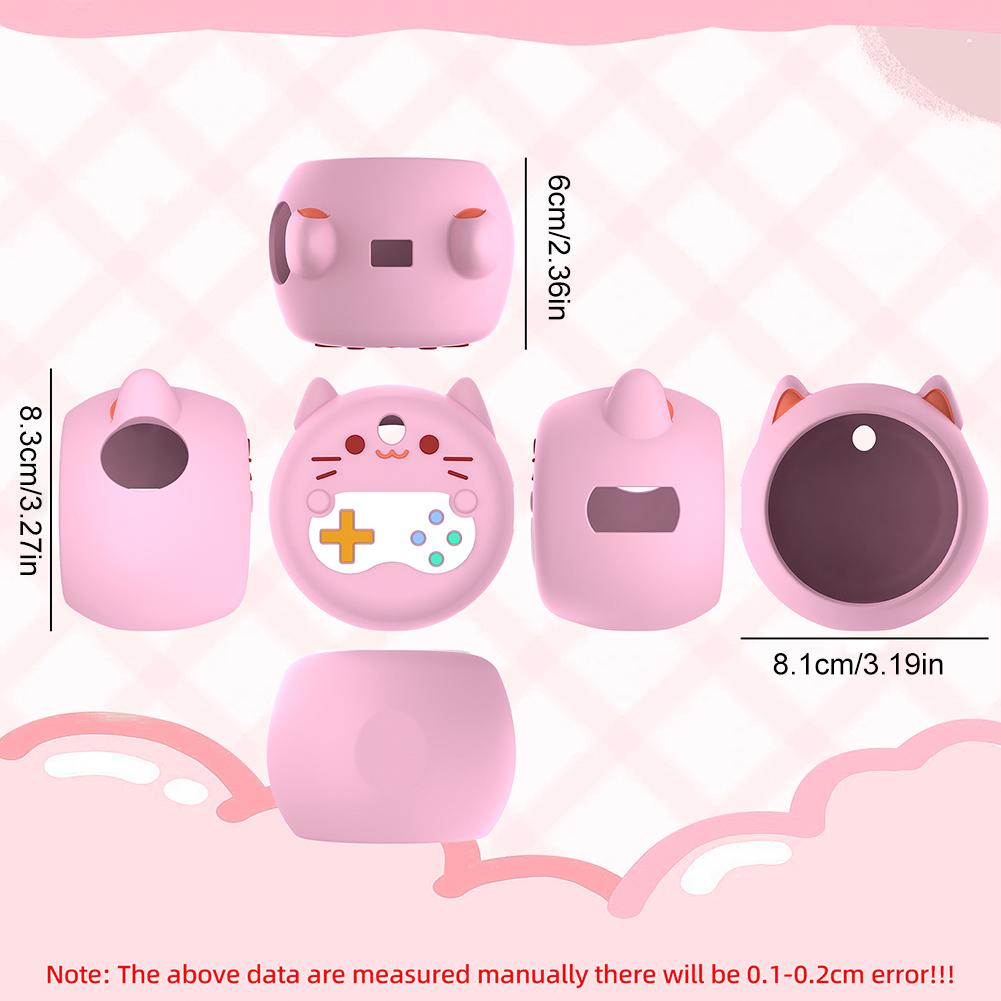 Cute Silicone Case Protective Skin Sleeve Anti-fall Silicone Cover Shockproof with Lanyard for Punirunes Interactive Digital Toy