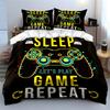 Game controller and text. Bedding sets Duvet cover sets Duvet covers Pillowcases(1*Duvet Cover 2*Pillowcases without duvet insert)