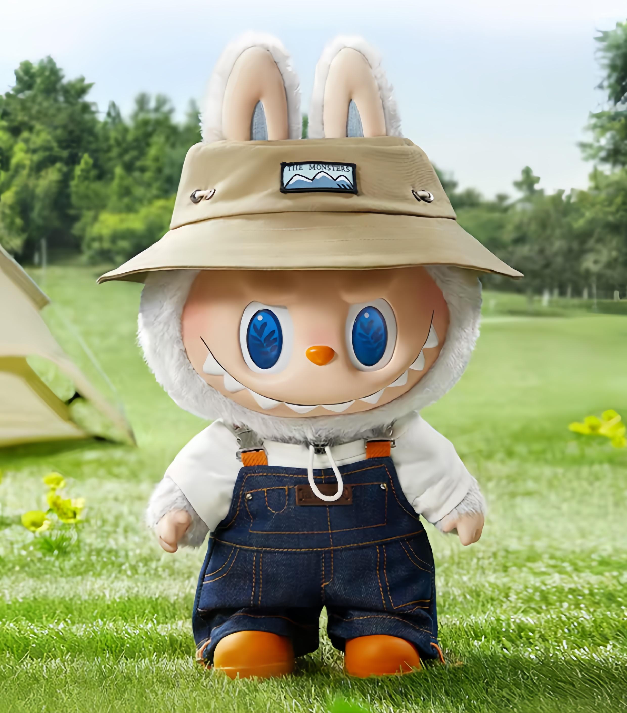 

POP MART MONSTERS Лабубу серия spring stayhome - коллекционная мягкая виниловая игрушка 40CM