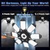 1/2pcs Deformable LED Garage Lights with 8 + 1 Adjustable Panels Night Lamp E26/E27 Ceiling Lighting Bulb For Workshop Warehouse