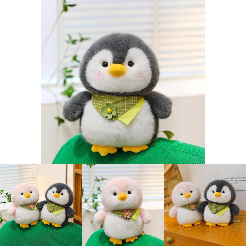 Pinguin Plüschtier für Kinder Weiche Baumwoll-Tierpuppe Geschenk für Kinder