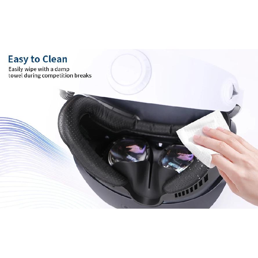 For Playstation VR2 PSVR2 Anti-fogging Sweat-proof Breathable Foam Facial Interface Cushion Pad VR Accessory Set