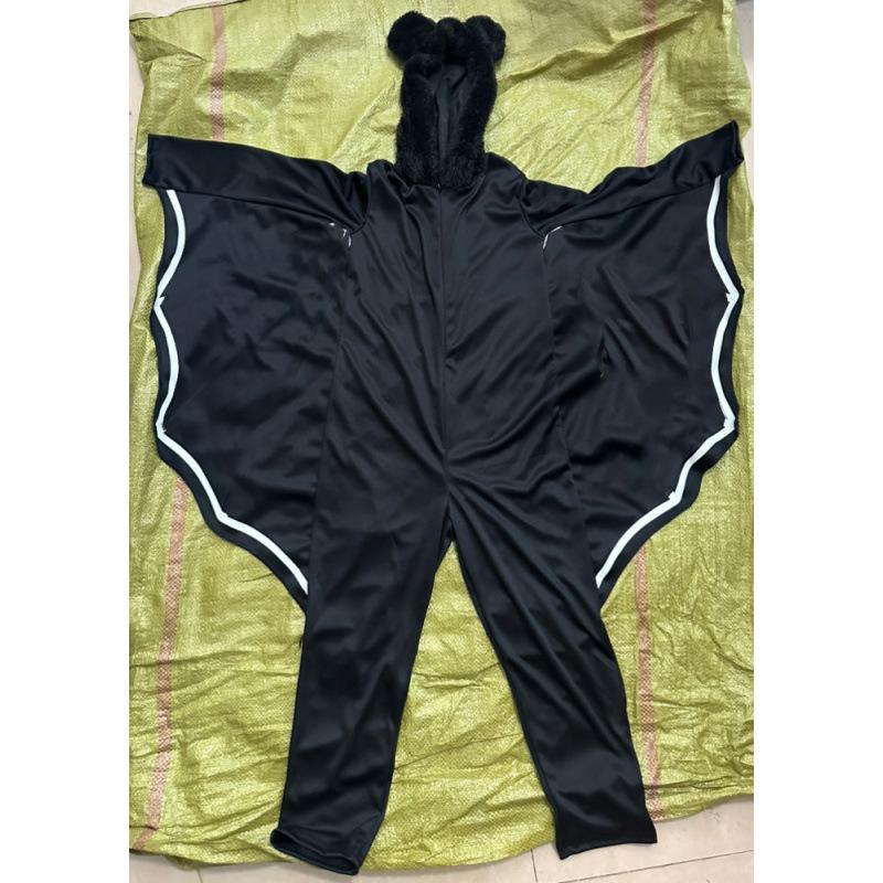 New Kids Vampire Costume Anime Black Vampire Bat Cartoon Character Halloween Costume Battle