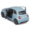 Bburago 1/24 Scale Fiat 500e 2023 Blue Diecast Model Car, Finished Product, 18-21110 BU