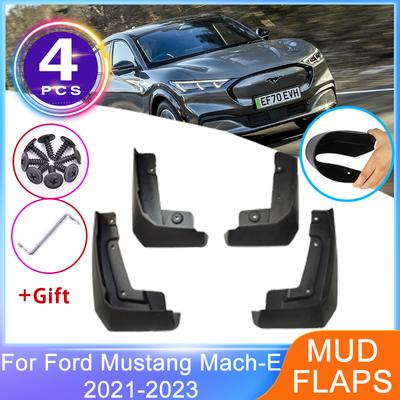 Pre Ford Mustang Mach-E 2022 2023 Auto Lamely predného zadného blatníka Ochranné lapače kolies Ochranné lapače blatníkov Lamely blatníkov