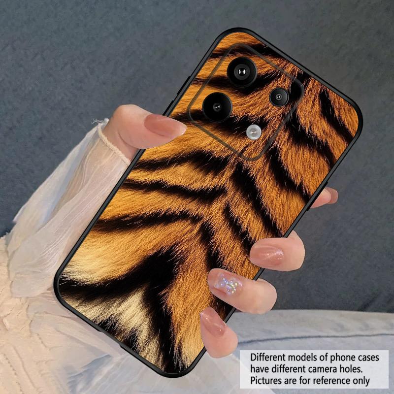 Tiger Skin Pattern For Redmi Note 10 11 Note12S 12 13 14 Pro Plus 5G 14S 4G 13ProPlus 9S 9 P ro 13C 14C silicone soft phone case