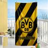 Borussia Dortmund Customizable Name Beach Towel High Absorbency & Quick-Dry