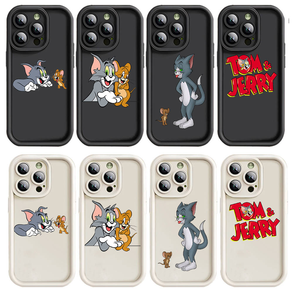 

Чехол E-21 Том и Джерри для iPhone 15 14 13 12 8 Plus Samsung S24 S23 Ultra A04S A05S Huawei P40 P50 P60 Nova 11 Pro Max OPPO A17K Reno 10
