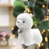 European Mink Alpaca Bow Tie Alpaca Rainbow Alpaca Plush Toy Bag Keychain Pendant