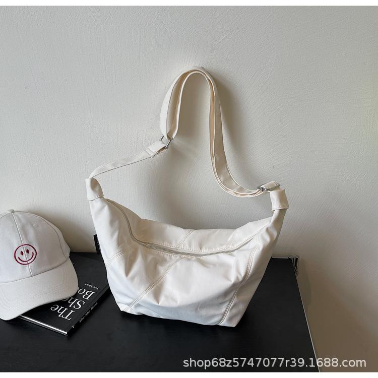 Nylon Cloth Bag Women's Large Capacity 2025 New Casual High-end One-shoulder Crossbody Bag Simple Summer Dumpling Bag
