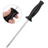 Stainless Steel Sharpening Rod Ergonomic Knife Sharpener Honing Steel Home Kitchen Chef Cooks Sharpening Rod