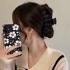 Korean Style Black Large Hair Claws Elegant Fashion Hairpins Barrettes Crab Hair Clips Headwear For Women Girls Hair Accessories