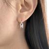 Mosxe [925silver] Line Detail Earring