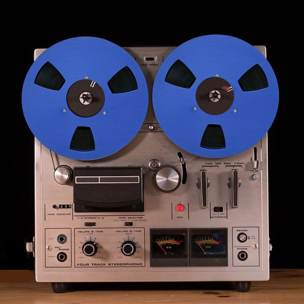 1/4 10.5 Inch Blank Tape Reel 3 Holes Empty Tape Reel Recording Takeup Reel Replacement Opening Machine Part