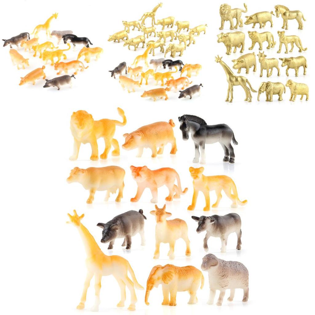 Detailed Pvc Animal Model Collection For Kids With Exciting Giraffe And Lion Toys