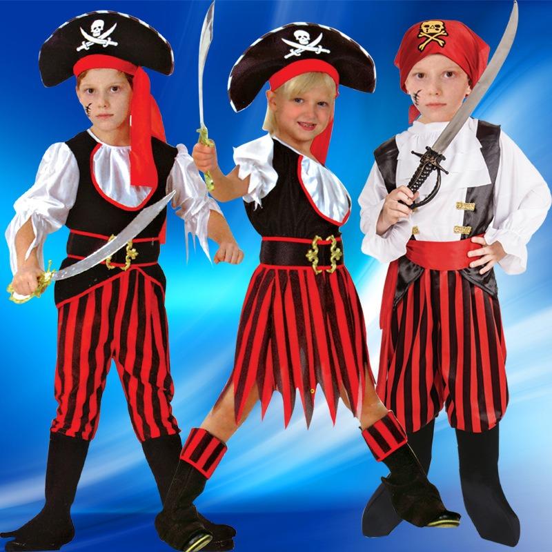 Halloween party role-playing costume new game uniform children male pirate costume stage performance costume