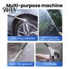Adjustable Spray Nozzle High Pressure Hose Car Wash Booster with Settings Garden for Plant Watering Washing Outdoor Cleaning