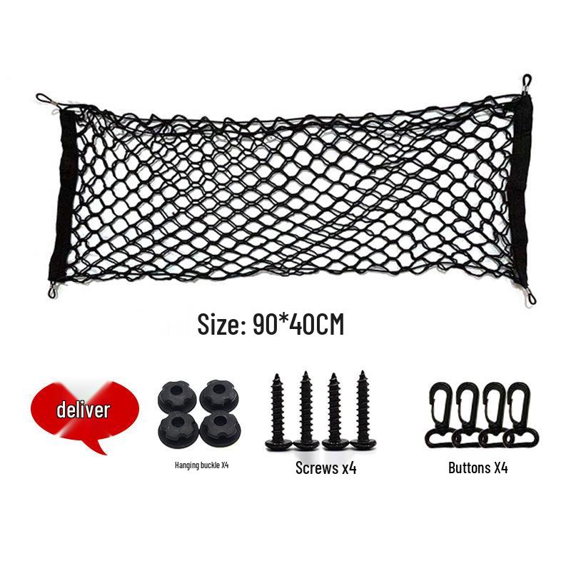 Double-Layer Trunk Storage Mesh Net for Car Luggage