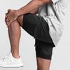 Herren Doppellagige Atmungsaktive Lauf- & Basketballshorts