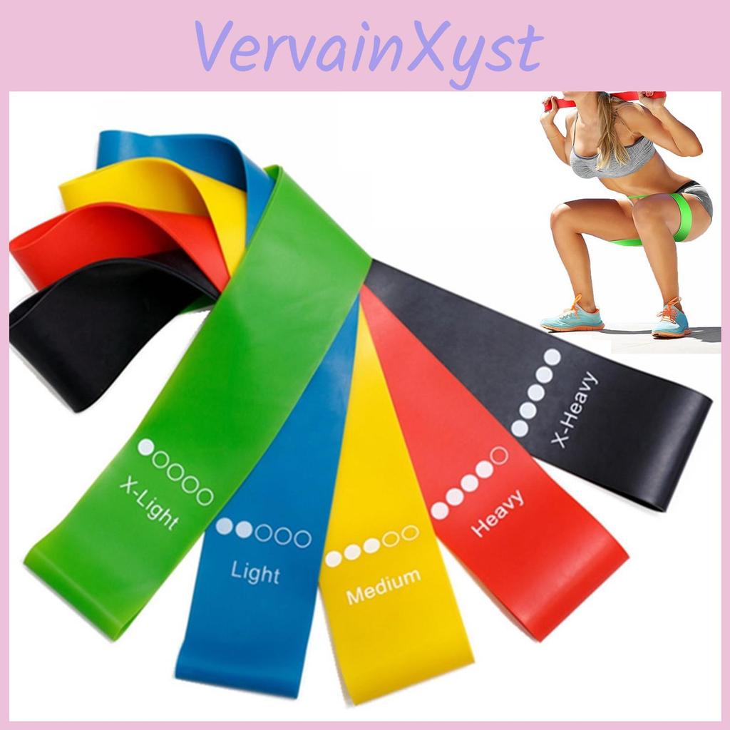 Tpe Bands Set Resistance Fitness Rubber Loop Bands Strength Training Workout Expander Yoga Gym Equipment Elastic Rubber Loop