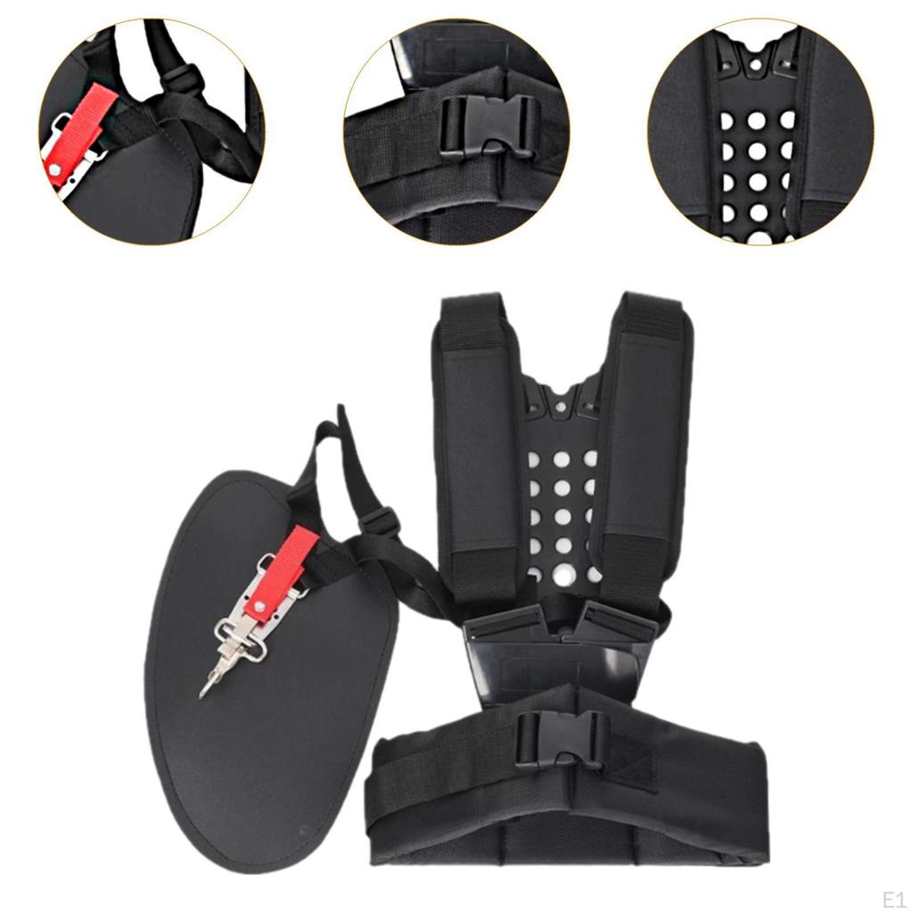 Trimmer Shoulder Strap Double Harness with Comfort Padded Belt Breathable Thicken Widened