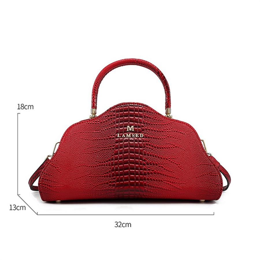 Wholesale Bags European and American Cross-Border Retro Women's Handbag Crocodile Pattern Personality Large Capacity Shoulder Bag