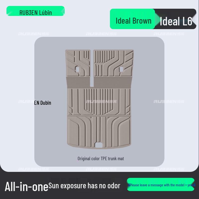Durable TPE Anti-Scratch Trunk Mat for Ideal i6/i8