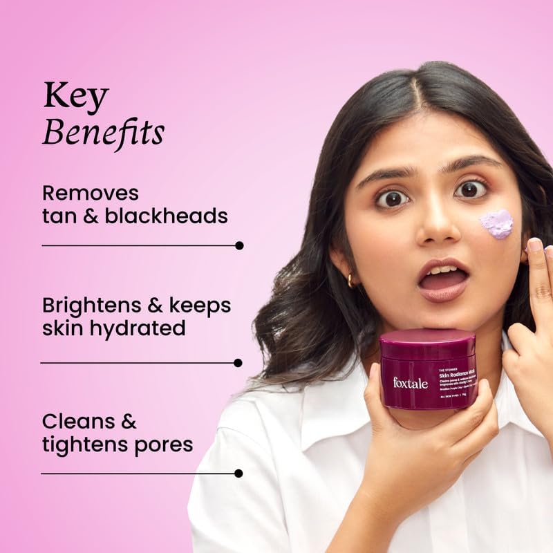 Mask for Skin Radiance (75 G), Skin Radiance Mask, Foxtale