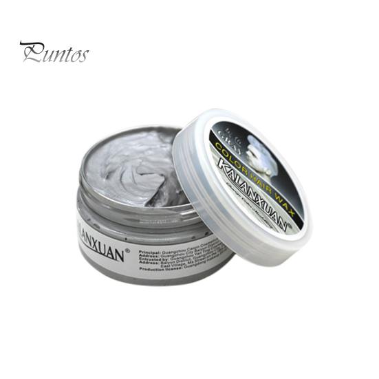 Hair Wax Long Lasting No Discoloration Fashionable Cream Temporary Color Hairstyle for Cosplay