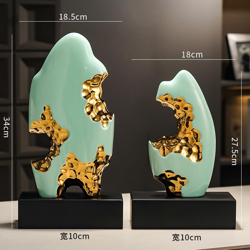 Zhaocai Stone Sculpture Decoration Hotel Restaurant Entrance Decoration Creative Ceramic Crafts Home Decoration Accessories