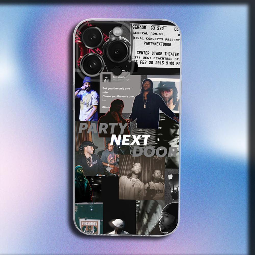 

Rapper P-Partynextdoor Phone Case For iPhone 16,15,14,13,12,11 Plus,Pro,Max,XR,XS,X,Plus,SE,Mini Transparent Soft Cover iPhone14Pro